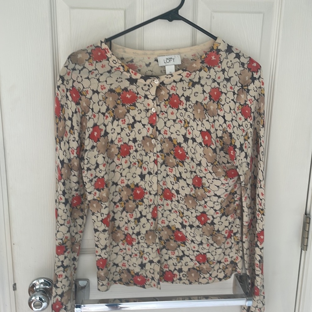 2/$7 - two LOFT cardigans